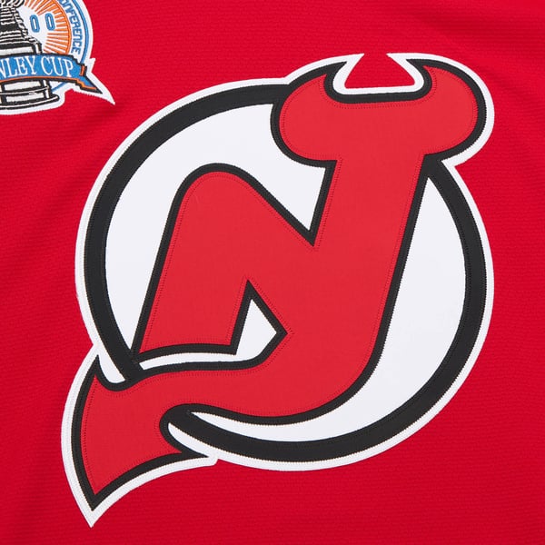 Men's New Jersey Devils Scott Niedermayer Mitchell & Ness Red Big & Tall 1999/00 Blue Line 2.0 Jersey - Image 5