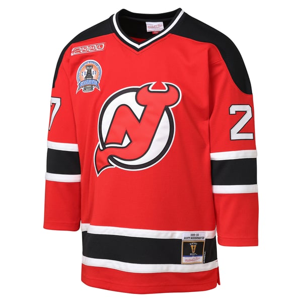 Youth New Jersey Devils Scott Niedermayer Mitchell & Ness Red   1999/00 Power Play Player Jersey - Image 3