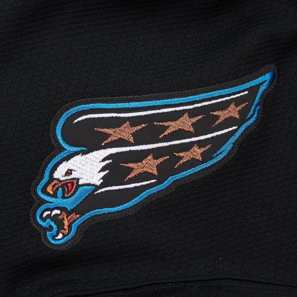 Men's Washington Capitals Alexander Ovechkin Mitchell & Ness Black 2005/06 Power Play Jersey - Image 6