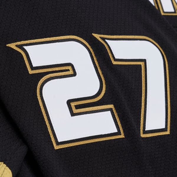 Men's Anaheim Ducks Scott Niedermayer Mitchell & Ness Black 2006/07 Captain Patch Stanley Cup Power Play Jersey