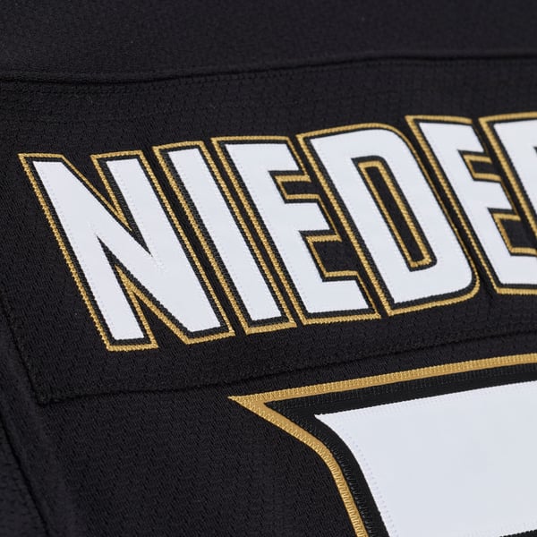 Men's Anaheim Ducks Scott Niedermayer Mitchell & Ness Black 2006/07 Captain Patch Stanley Cup Power Play Jersey