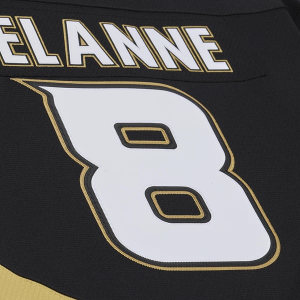 Men's Anaheim Ducks Teemu Selanne Mitchell & Ness Black 2006/07  Stanley Cup Power Play Jersey