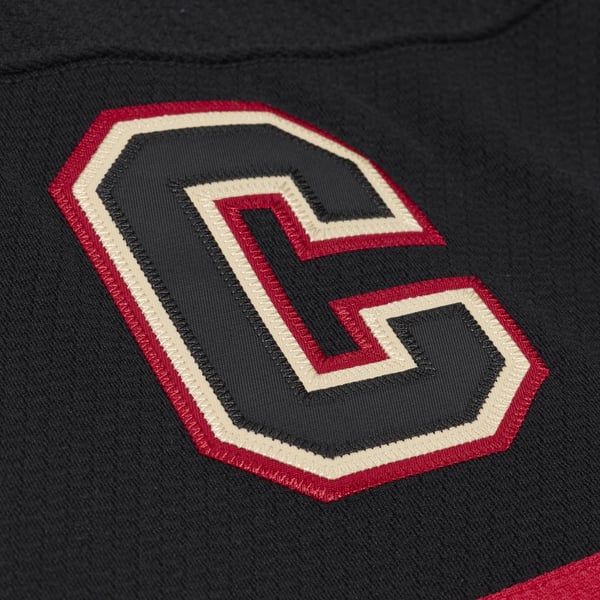 Men's Chicago Blackhawks Jonathan Toews Mitchell & Ness Black 2009/10 Power Play Jersey - Image 7