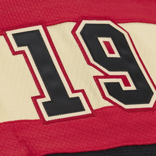 Men's Chicago Blackhawks Jonathan Toews Mitchell & Ness Black 2009/10 Power Play Jersey - Image 8