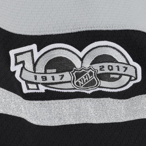 Men's Los Angeles Kings Anze Kopitar Mitchell & Ness Silver 2016/17 Captain Patch Power Play Jersey - Image 7