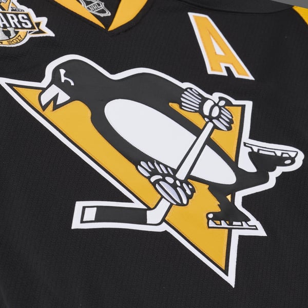Men's Pittsburgh Penguins Evgeni Malkin Mitchell & Ness Black 2016/17 Power Play Jersey - Image 5