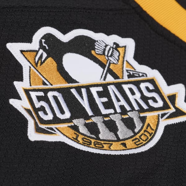 Men's Pittsburgh Penguins Evgeni Malkin Mitchell & Ness Black 2016/17 Power Play Jersey - Image 6