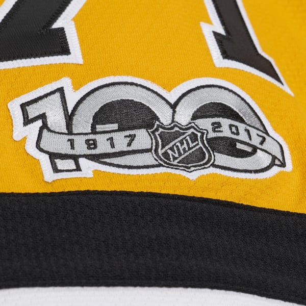 Men's Pittsburgh Penguins Evgeni Malkin Mitchell & Ness Black 2016/17 Power Play Jersey - Image 7