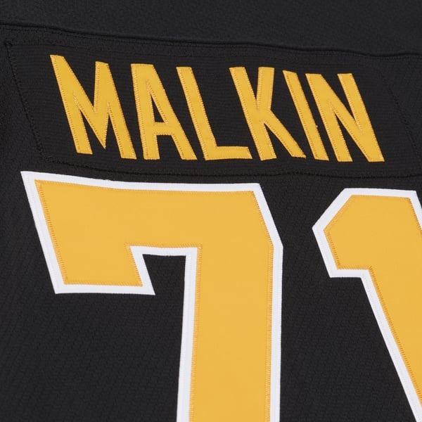 Men's Pittsburgh Penguins Evgeni Malkin Mitchell & Ness Black 2016/17 Power Play Jersey - Image 10