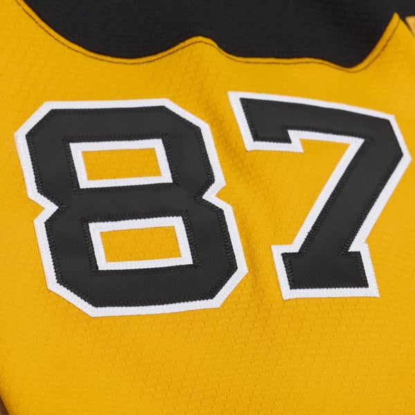 Men's Pittsburgh Penguins Sidney Crosby Mitchell & Ness Black 2016/17 Power Play Jersey - Image 8