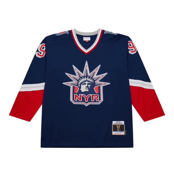 Youth New York Rangers Wayne Gretzky Mitchell & Ness 1996/97   Power Play Player Jersey - Image 3