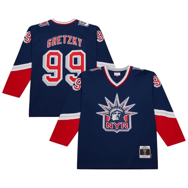 Youth New York Rangers Wayne Gretzky Mitchell & Ness 1996/97   Power Play Player Jersey - Image 1