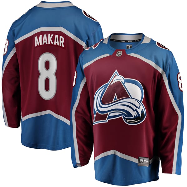Cale Makar Colorado Avalanche Fanatics Home Breakaway Player Jersey - Maroon - Image 2