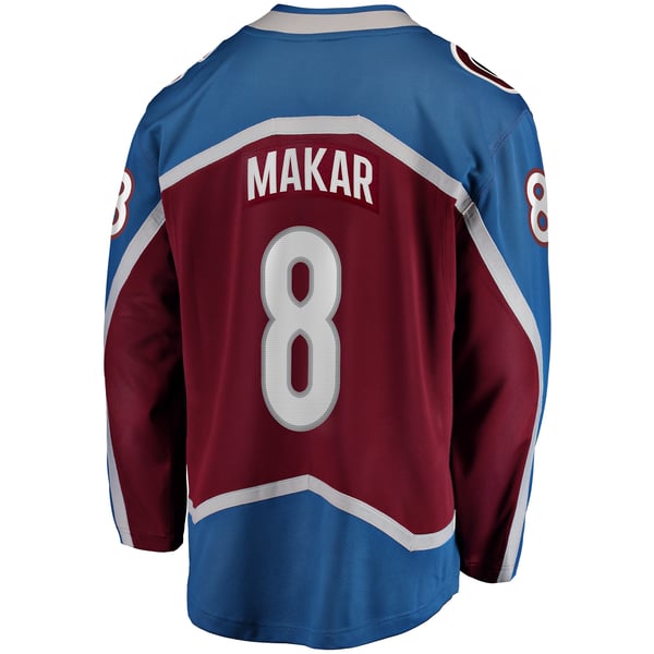 Cale Makar Colorado Avalanche Fanatics Home Breakaway Player Jersey - Maroon - Image 4