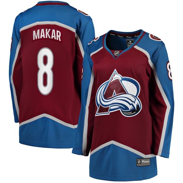 Cale Makar Colorado Avalanche Fanatics Women's Home Breakaway Player Jersey - Maroon - Image 1