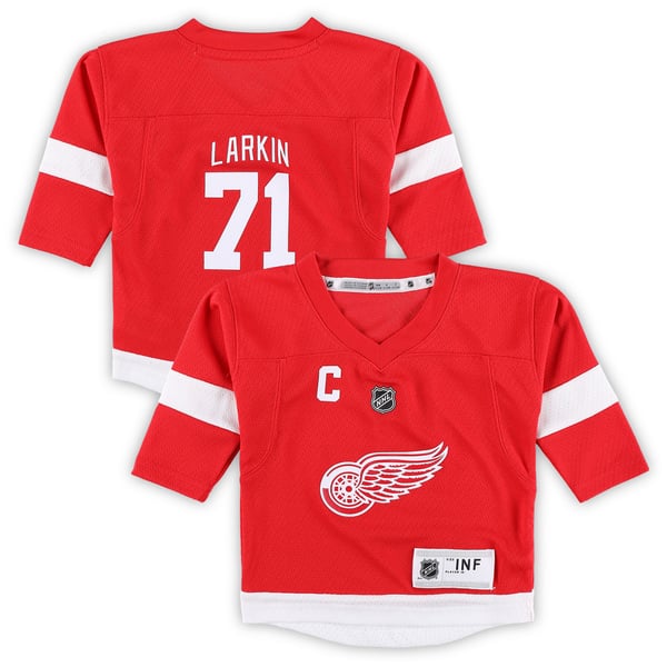 Infant Detroit Red Wings Dylan Larkin Red Replica Player Jersey - Image 2