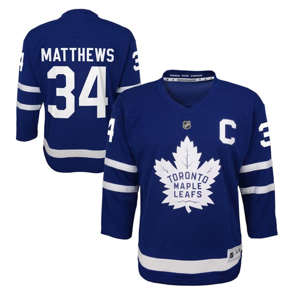 Infant Toronto Maple Leafs Auston Matthews Outerstuff Royal Alternate Replica Jersey - Image 1
