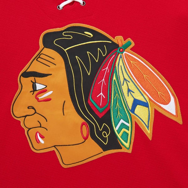 Men's Chicago Blackhawks Bobby Hull Scarlet 1960-61 Power Play Jersey - Image 5