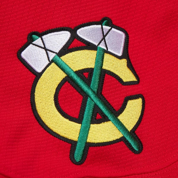 Men's Chicago Blackhawks Bobby Hull Scarlet 1960-61 Power Play Jersey - Image 7