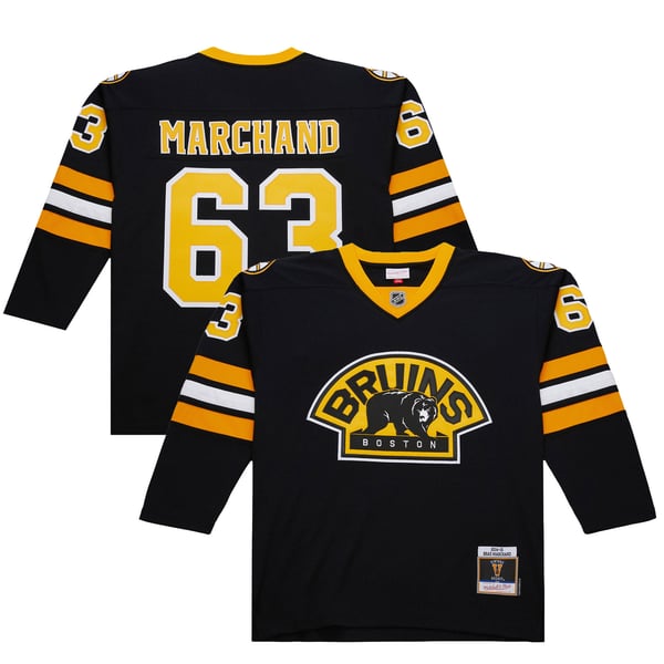 Men's Boston Bruins Brad Marchand Black 2014-15 Power Play Jersey