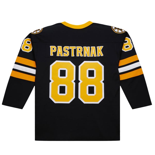 Men's Boston Bruins David Pastrnak Black 2014-15 Power Play Jersey
