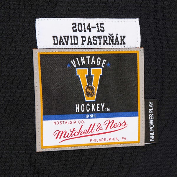 Men's Boston Bruins David Pastrnak Black 2014-15 Power Play Jersey