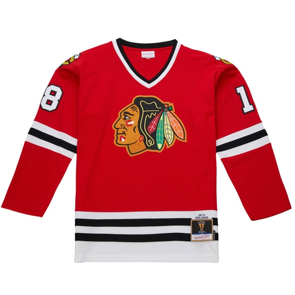 Men's Chicago Blackhawks Denis Savard Scarlet 1980-81 Power Play Jersey - Image 3