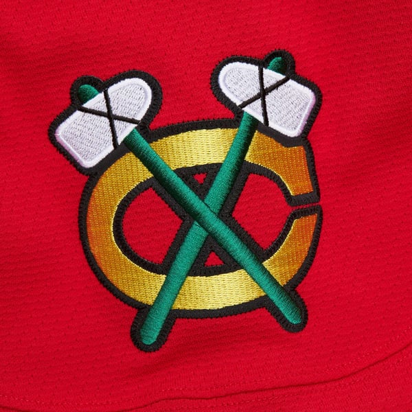 Men's Chicago Blackhawks Denis Savard Scarlet 1980-81 Power Play Jersey - Image 6