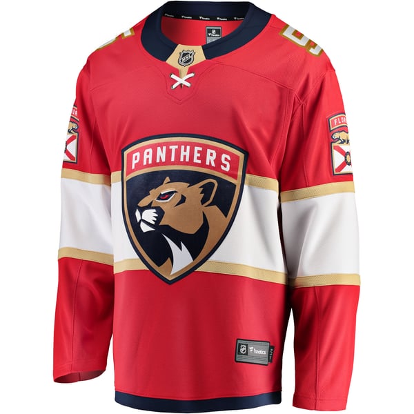 Men's Florida Panthers Aaron Ekblad Fanatics Red Home Team Breakaway Player Jersey - Image 3