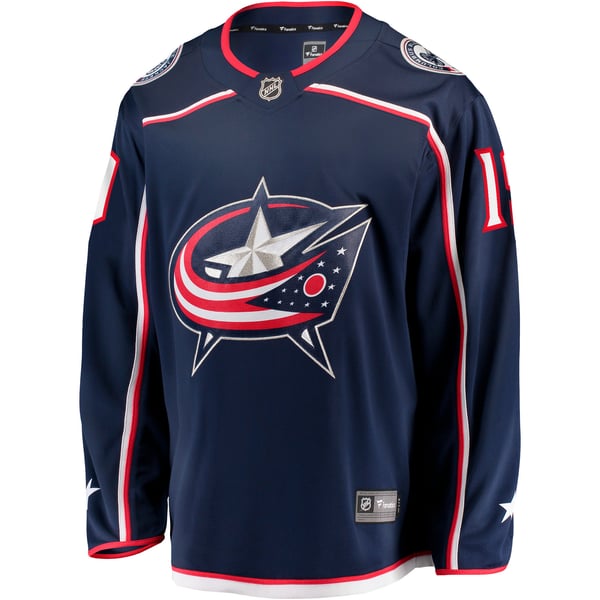 Men's Columbus Blue Jackets Adam Fantilli Fanatics Navy Home Premier Breakaway Player Jersey - Image 3