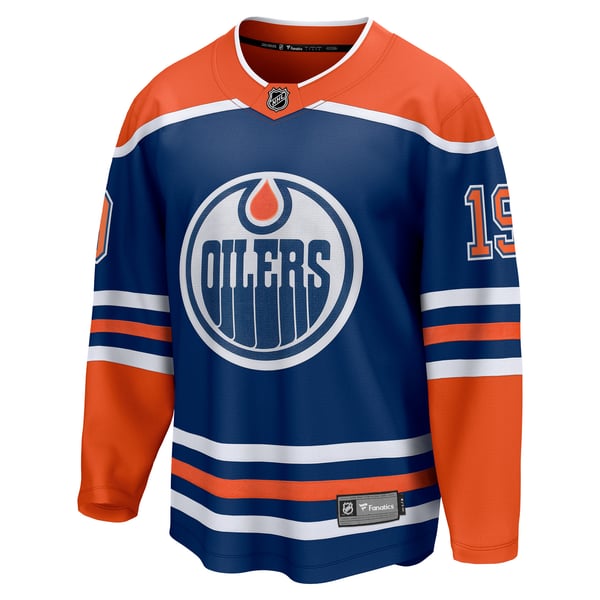 Men's Edmonton Oilers Adam Henrique Fanatics Royal Home Breakaway Jersey - Image 3