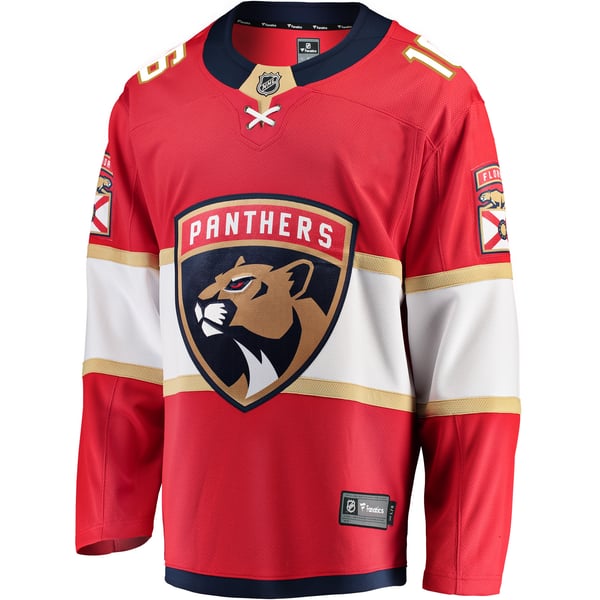 Men's Florida Panthers Aleksander Barkov Fanatics Red Breakaway Jersey - Image 3