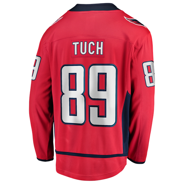 Men's Washington Capitals Alex Tuch Fanatics Red Home Breakaway Jersey - Image 4