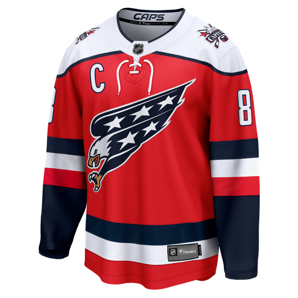 Men's Washington Capitals Alexander Ovechkin Fanatics Red Alternate Breakaway Player Jersey - Image 3