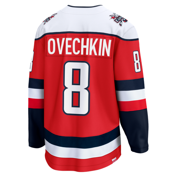 Men's Washington Capitals Alexander Ovechkin Fanatics Red Alternate Breakaway Player Jersey - Image 4