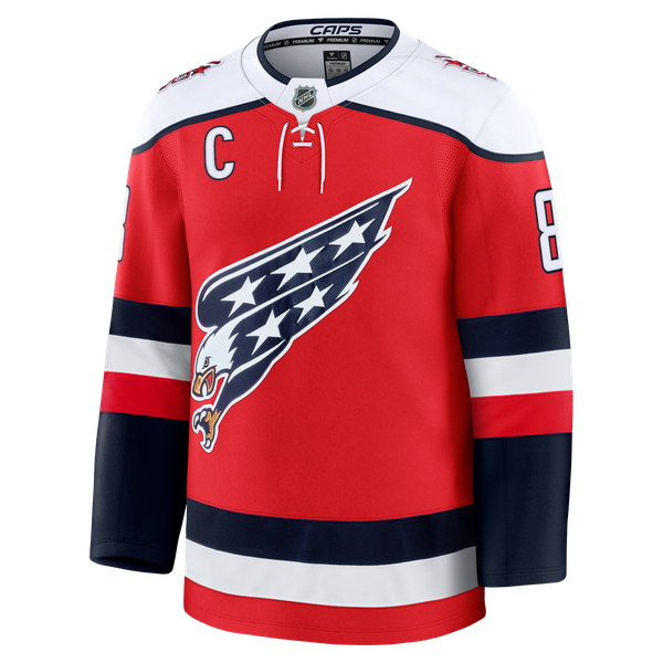 Men's Washington Capitals Alexander Ovechkin Fanatics Red Alternate Premium Player Jersey - Image 3