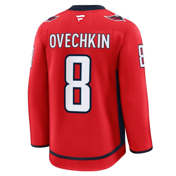 Men's Washington Capitals Alexander Ovechkin Fanatics Red Home Premium Jersey - Image 4