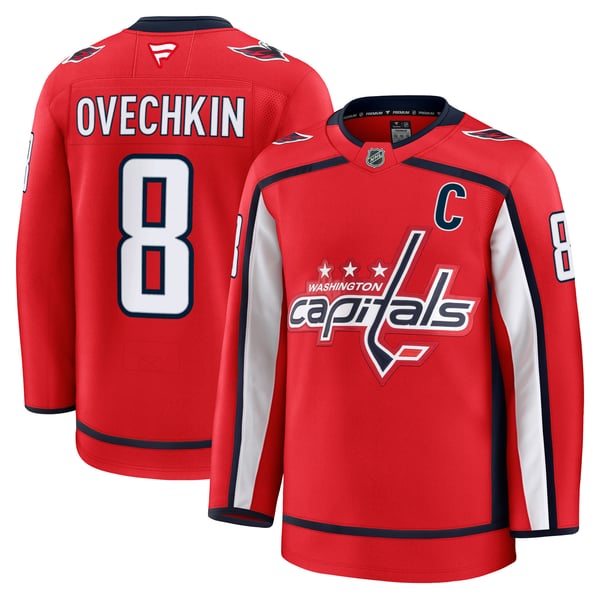 Men's Washington Capitals Alexander Ovechkin Fanatics Red Home Premium Jersey - Image 1