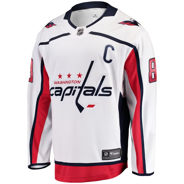 Men's Washington Capitals Alexander Ovechkin Fanatics White  Breakaway Jersey - Image 3