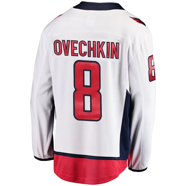 Men's Washington Capitals Alexander Ovechkin Fanatics White  Breakaway Jersey - Image 4