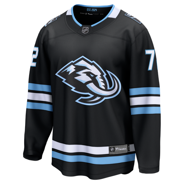 Men's Utah Mammoth Anders Lee Fanatics Black Home Breakaway Jersey - Image 3