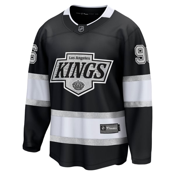 Men's Los Angeles Kings Andrei Kuzmenko Fanatics Black Home Breakaway Jersey - Image 3