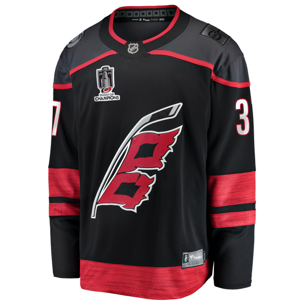Men's Carolina Hurricanes Andrei Svechnikov Fanatics Black 2026 Stanley Cup Champions Home Breakaway Jersey - Image 3