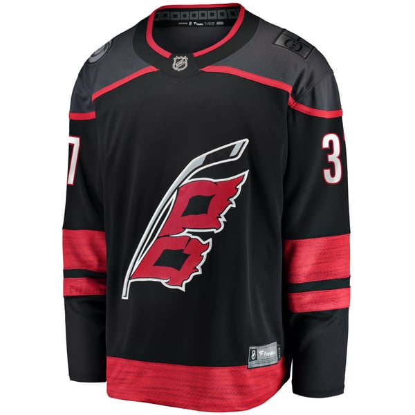 Men's Carolina Hurricanes Andrei Svechnikov Fanatics Black Home Breakaway Jersey - Image 3