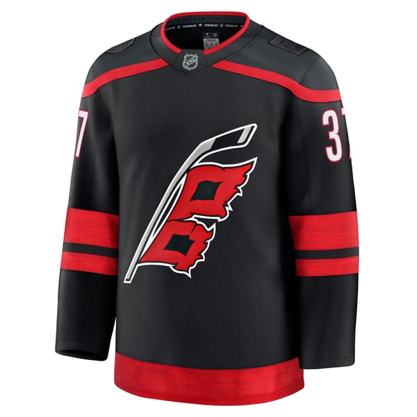 Men's Carolina Hurricanes Andrei Svechnikov Fanatics Black Home Premium Jersey - Image 3