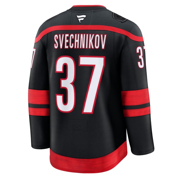 Men's Carolina Hurricanes Andrei Svechnikov Fanatics Black Home Premium Jersey - Image 4