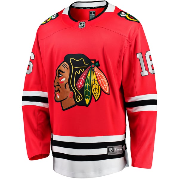 Men's Chicago Blackhawks Anton Frondell Fanatics Red Breakaway Jersey - Image 3