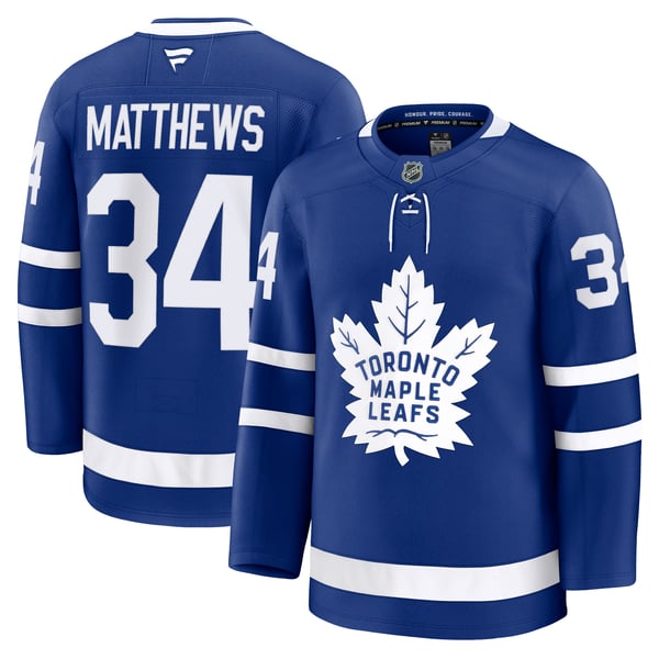Men's Toronto Maple Leafs Auston Matthews Fanatics Blue Home Premium Jersey - Image 1