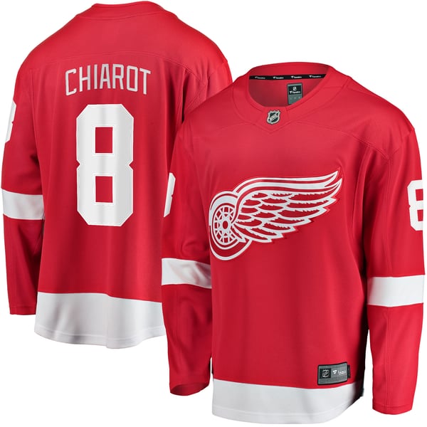 Men's Detroit Red Wings Ben Chiarot Fanatics Red Home Breakaway Player Jersey - Image 1