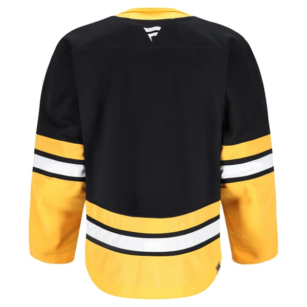 Men's Boston Bruins Fanatics Black 100th Anniversary Authentic Pro Jersey
